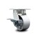 Service Caster 4 Inch Kingpinless Semi Steel Wheel Swivel Caster with Brake SCC-KP30S420-SSR-SLB - alternate 1